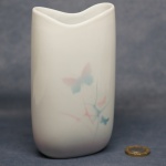 Tall Oval Vase Butterflies