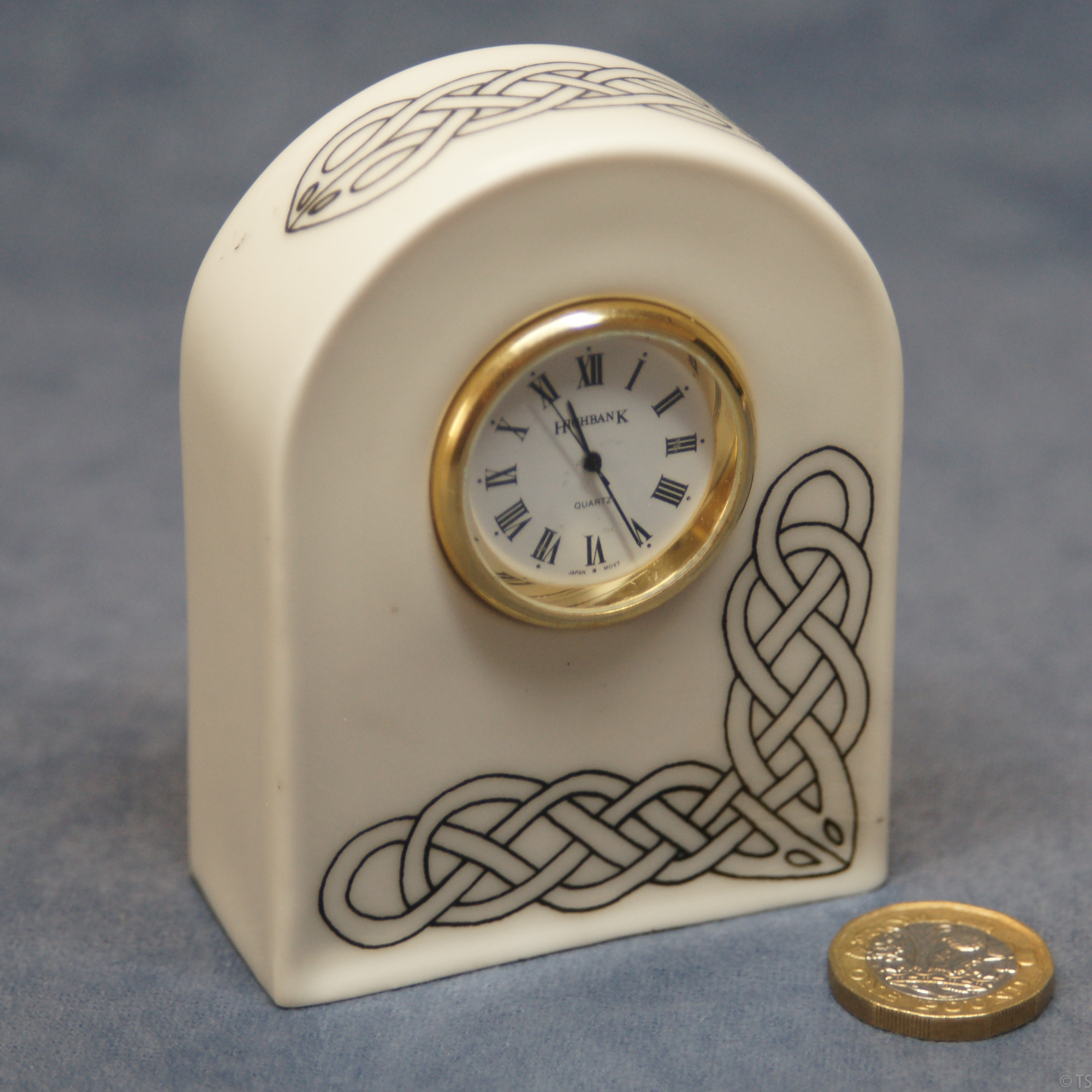 Arched Clock Celtic Design