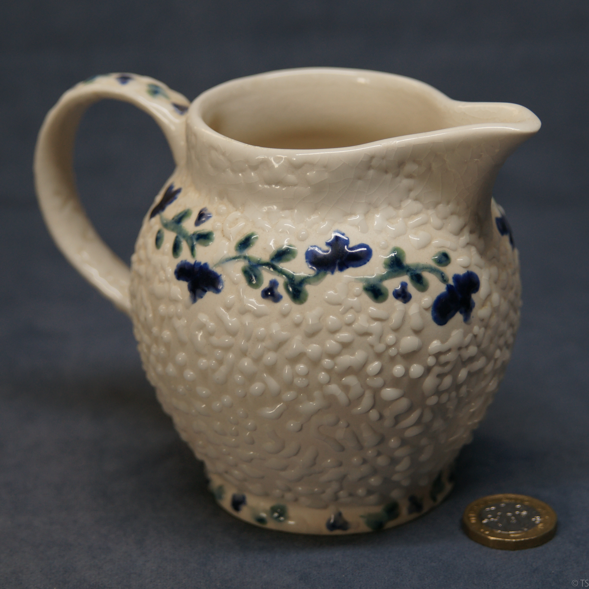 Jug Textured Blue and Green