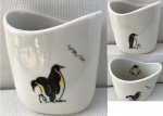 Small Oval Vase Penguins