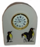 Arched Clock Penguins