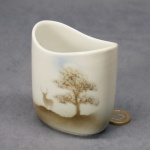 Small Oval Vase Stag
