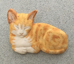 Ginger Cat Brooch