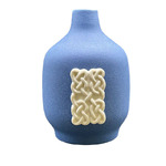 Small Round Bud Vase - Celtic Blue