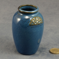 Round Vase Celtic Blue