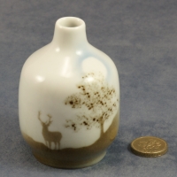 Small Round Bud Vase Stag
