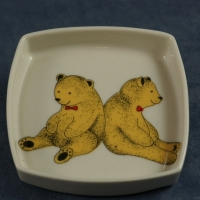 Square Pin Dish Teddy Bears