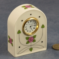 Arched Clock Flowers