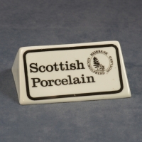 Display Sign – Scottish Porcelain with Backstamp 2