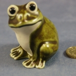 S037 - Green Frog - (With early label) - Glazed