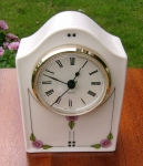 Large Arched Clock Flowers