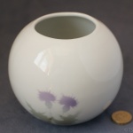 Round Vase Thistle