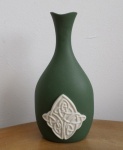 Oval Celtic Vase Green